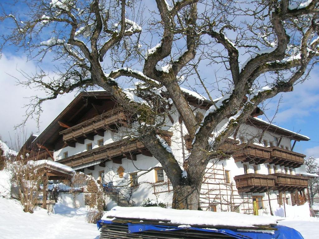 Pension Kirchbrugger Telfes im Stubai Exteriör bild